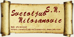 Svetoljub Milošanović vizit kartica